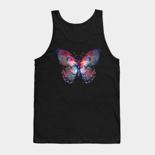 Enchanting Butterfly Watercolor Art Print Tank Top